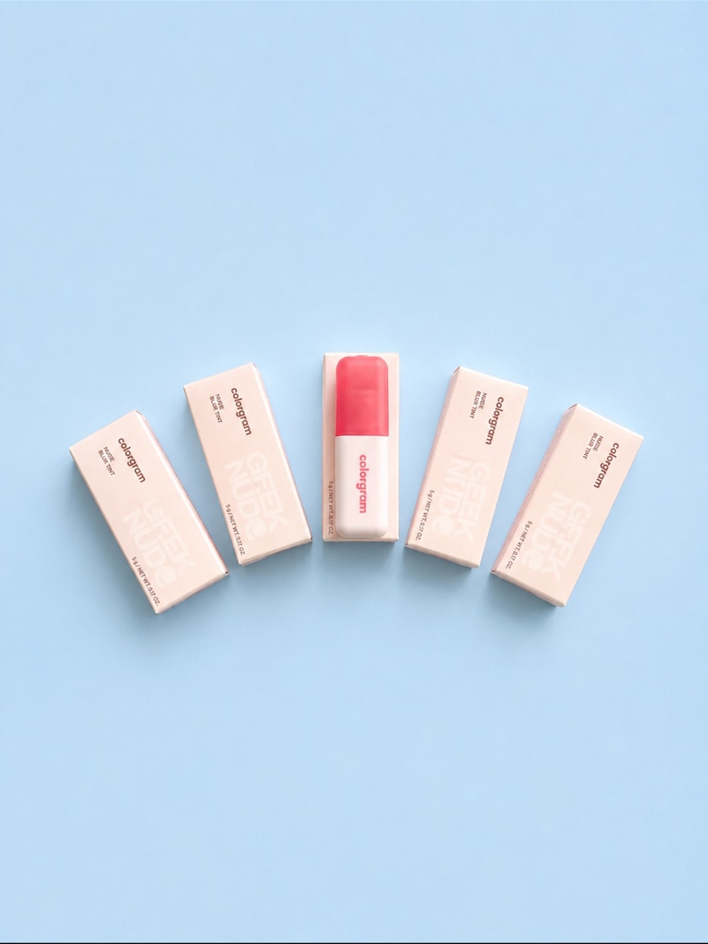🆕 5 Colorgram Nude Blur Lip Tint-Vintage Red